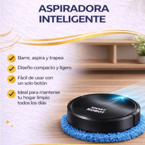 Aspiradora Robot Inteligente – Limpieza automática sin esfuerzo