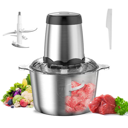 Trituradora Eléctrica 500W de 2 Litros – Potencia y Rapidez en tu Cocina