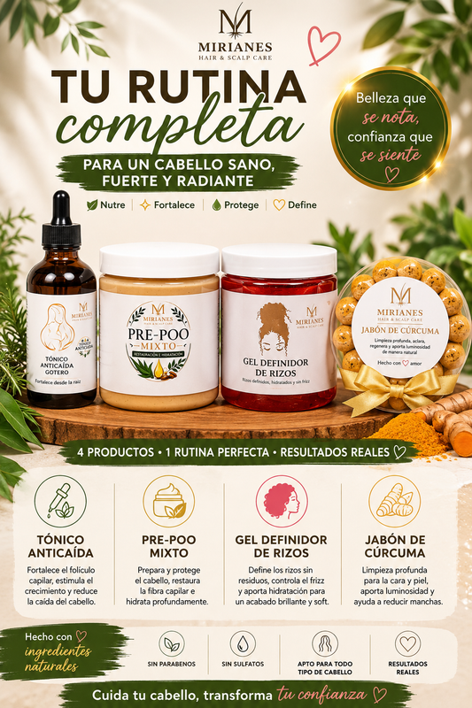 🌿 Tu Rutina Completa para un Cabello Sano, Fuerte y Radiante ✨
