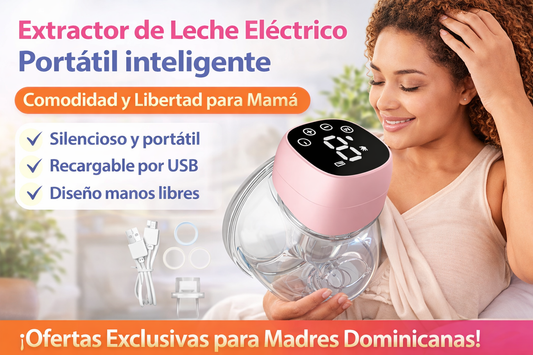 🍼 Extractor de Leche Eléctrico Portátil Inteligente – Comodidad y Libertad para Mamá