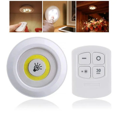 Lámparas LED Inalámbricas con Control Remoto – Pack de 3 Luces para tu Hogar