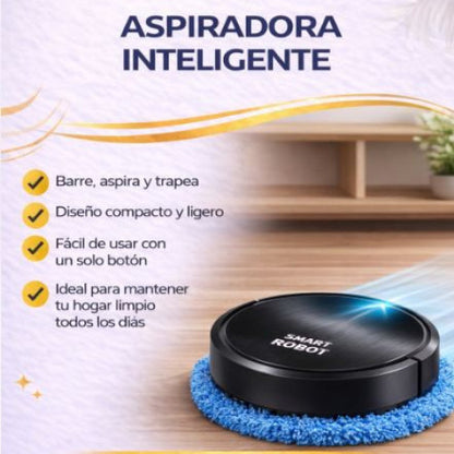 Aspiradora Robot Inteligente – Limpieza automática sin esfuerzo