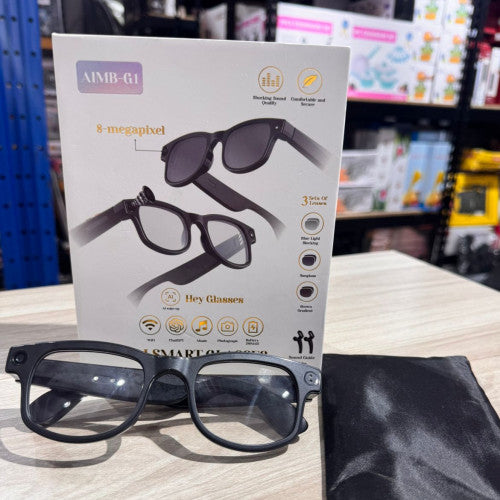 Lentes Inteligentes AIMB-G1 con Cámara HD y Bluetooth
