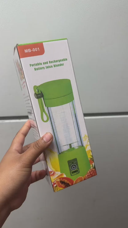 Licuadora Portátil Recargable – Batidos Frescos en Cualquier Lugar