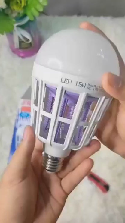 Lámpara Mata Mosquitos LED 2 en 1 ⚡🦟