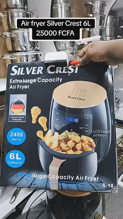 Freidora de Aire Extra Grande 6 Litros – Cocina Saludable y Rápida para Toda la Familia