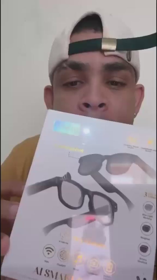 LENTES/GAFAS INTELIGENTES CON VIDEO (50 UND X CAJA)