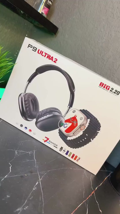 Combo Tecnológico P9 Ultra 2 + Smartwatch BIG 2.20
